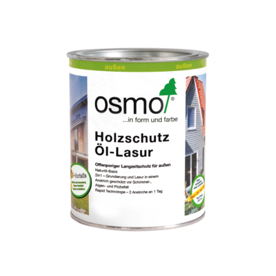 OSMO Holzschutz Öl-Lasur 906 Perlgrau, 750 ml OSMO Holzschutz Öl-Lasur 906 Perlgrau, 750 ml