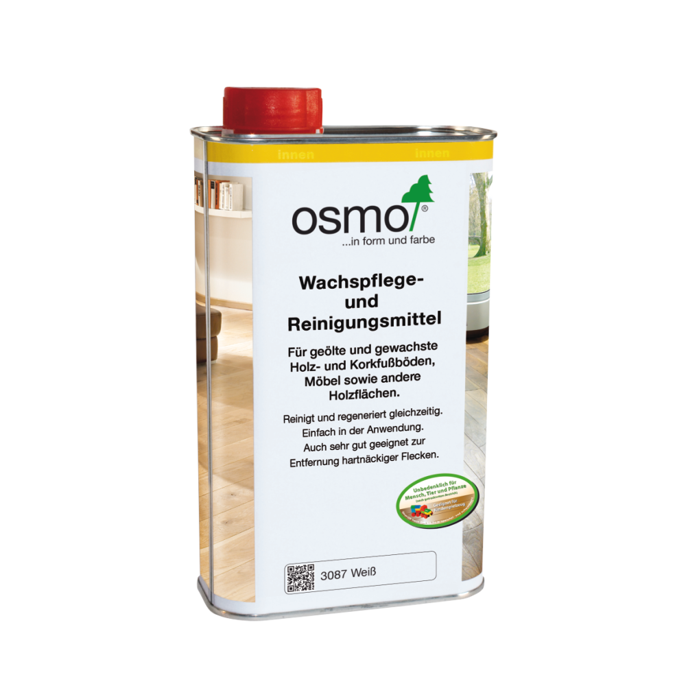 OSMO Wachspflege- und Reinigungsmittel 3087 Weiß Transparent, 1,0 L