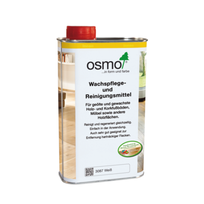 OSMO Wachspflege- und Reinigungsmittel 3087 Weiß Transparent, 1,0 L