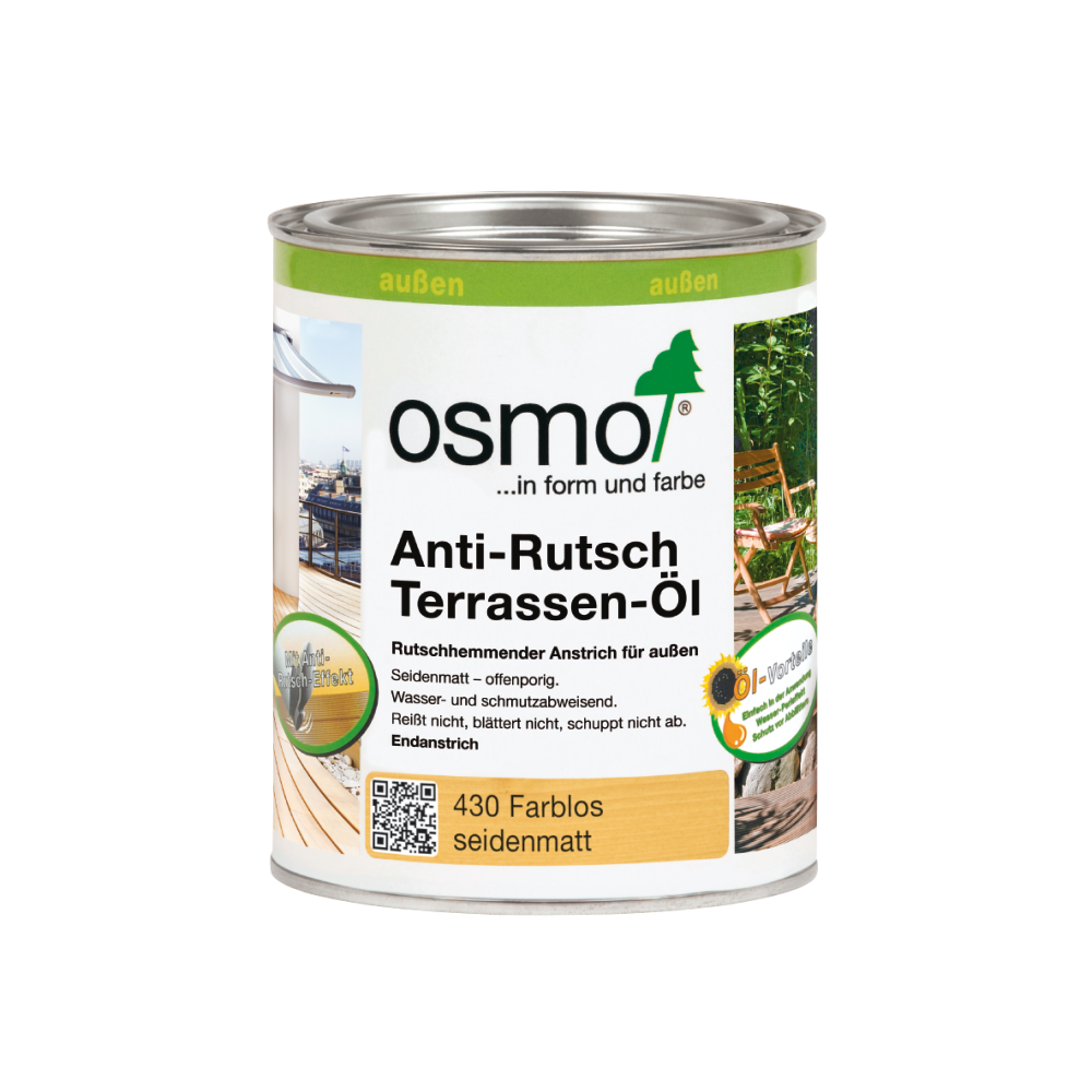 OSMO Terrassen-Öl 430 Anti-Rutsch Farblos, 750 ml