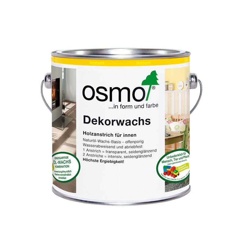 OSMO Dekorwachs 3118 Granitgrau Transparent, 750 ml