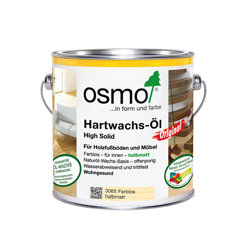 OSMO Hartwachs-Öl 3065 Halbmatt, 750 ml