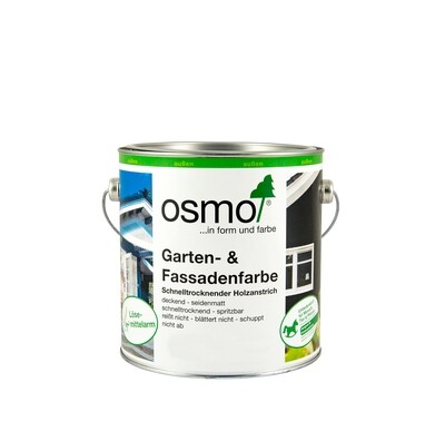 OSMO Garten- & Fassadenfarbe 7500 Verkehrsweiß(RAL 9016) 0,75l