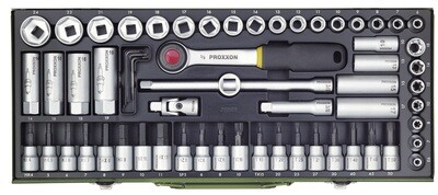 Super-Kompaktsatz 3/8'', 65-tlg. Super-Kompaktsatz 3/8'', 65-tlg.