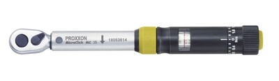 Drehmomentschlüssel f. 3-15 Nm
MicroClick MC 15, 6-kant 1/4'' Drehmomentschlüssel f. 3-15 Nm
MicroClick MC 15, 6-kant 1/4''
