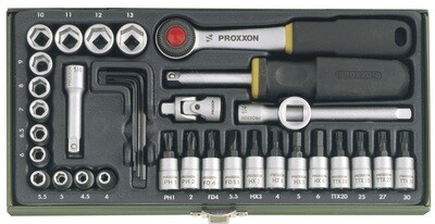 Steckschlüsselsatz 1/4 36-tlg. 23080 Steckschlüsselsatz 1/4 36-tlg. 23080