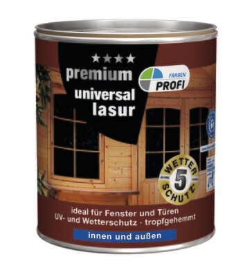 PROFI Acryl Premium Universal- lasur Ebenholz 2,5 L