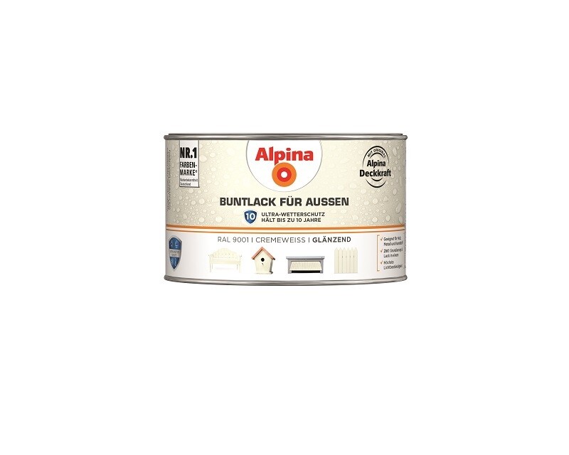 AP Buntlack für Außen GL Cremeweiß 300 ml