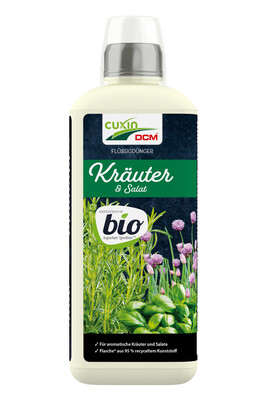 CUXIN DCM Flüssigdünger Bio Kräuter & Salat, 0,8 L