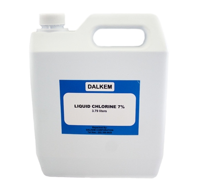 Dalkem Liquid Chlorine Sodium Hypochlorite 7%