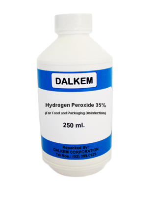 Dalkem Hydrogen Peroxide 35% For Food and Packaging Disinfection