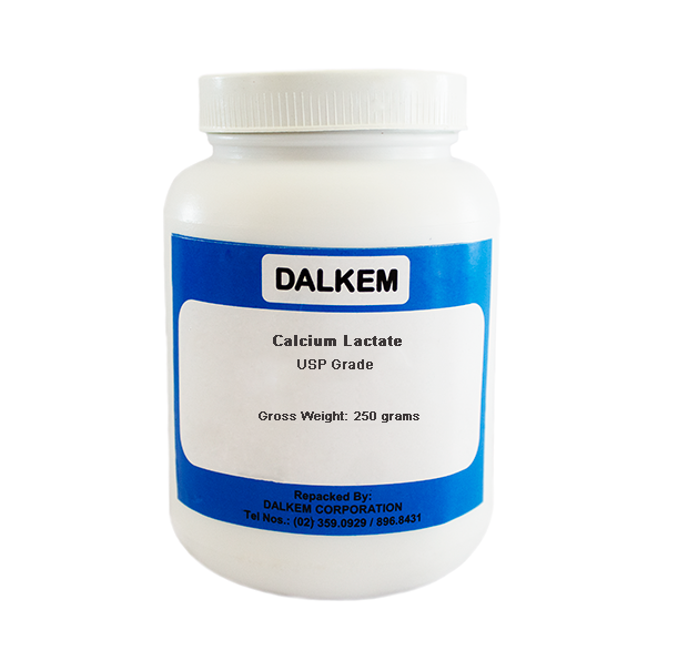 Dalkem Calcium Lactate USP Grade, Packaging: 250 grams (Net Weight)
