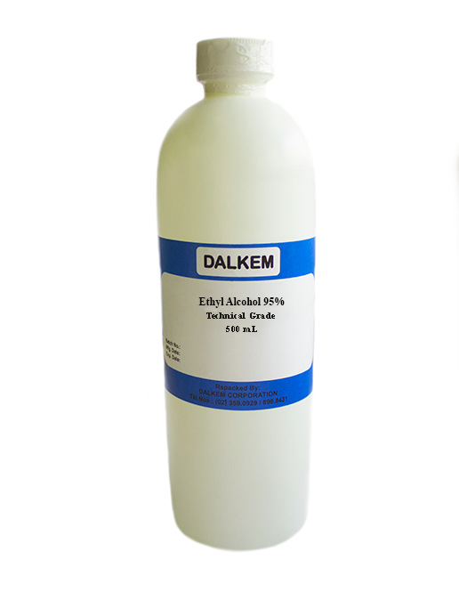 Dalkem Ethyl Alcohol / Ethanol 95% Technical Grade, Packaging: 450 mL