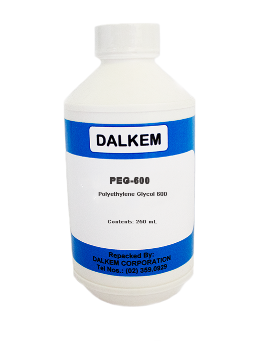 Polyethylene Glycol PEG 600, Packaging: 250 mL