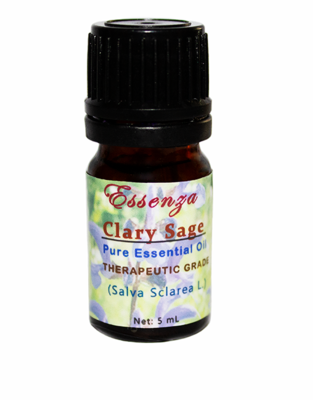 Pure Clary Sage Essential Oil Therapeutic Grade for Aromatheraphy 5 mL