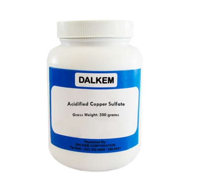 Dalkem Acidified Copper Sulfate, Packaging: 500 grams (G.W.)