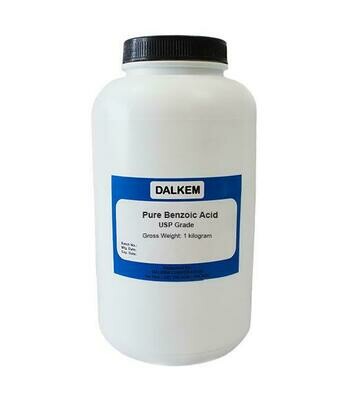 Dalkem Pure Benzoic Acid 99.98% USP Grade 1 kilogram (G.W.)