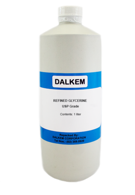 Dalkem Refined Vegetable Glycerine USP Grade 1 liter