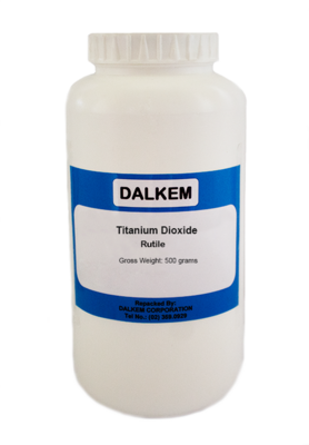 Titanium Dioxide Rutile Grade 500 grams (G.W.)