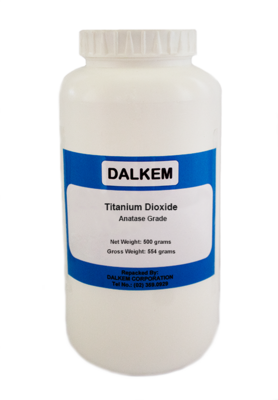 Dalkem Titanium Dioxide Anatase Grade 500 grams (Net Weight)