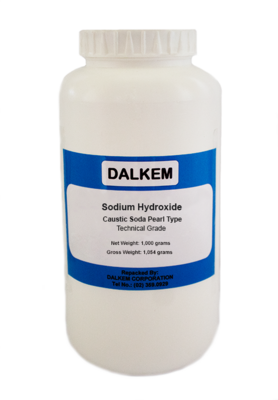 Dalkem Sodium Hydroxide or Caustic Soda Pearl Type Technical Grade Net Weight