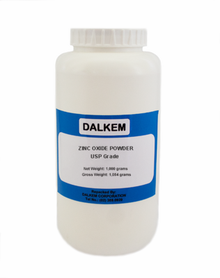 Dalkem Zinc Oxide Powder 1,000 grams (Net Weight)