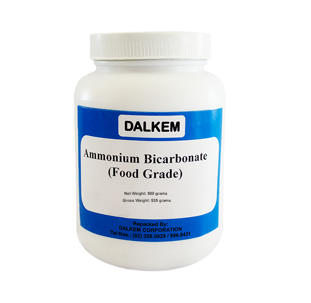 Dalkem Ammonium Bicarbonate Food Grade, Packaging: 500 grams (Net Weight)