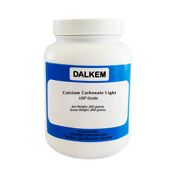 Calcium Carbonate Light USP Grade, Packaging: 250 grams (NW)