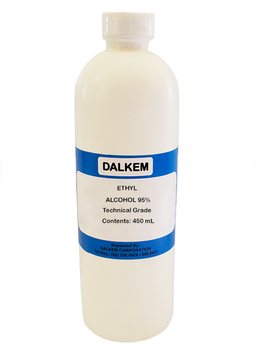 Ethyl Alcohol / Ethanol 95% Technical Grade, Packaging: 450 mL