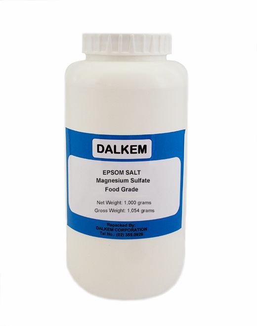 Epsom Salt Pure / Magnesium Sulfate Heptahydrate Food Grade