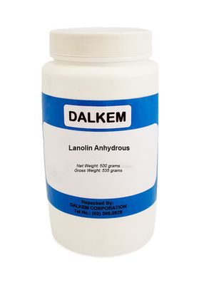 Lanolin Anhydrous Net Weight: 500 grams