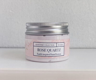 Gemstone Collection: Rose Quartz Hand Lotion (mini)
