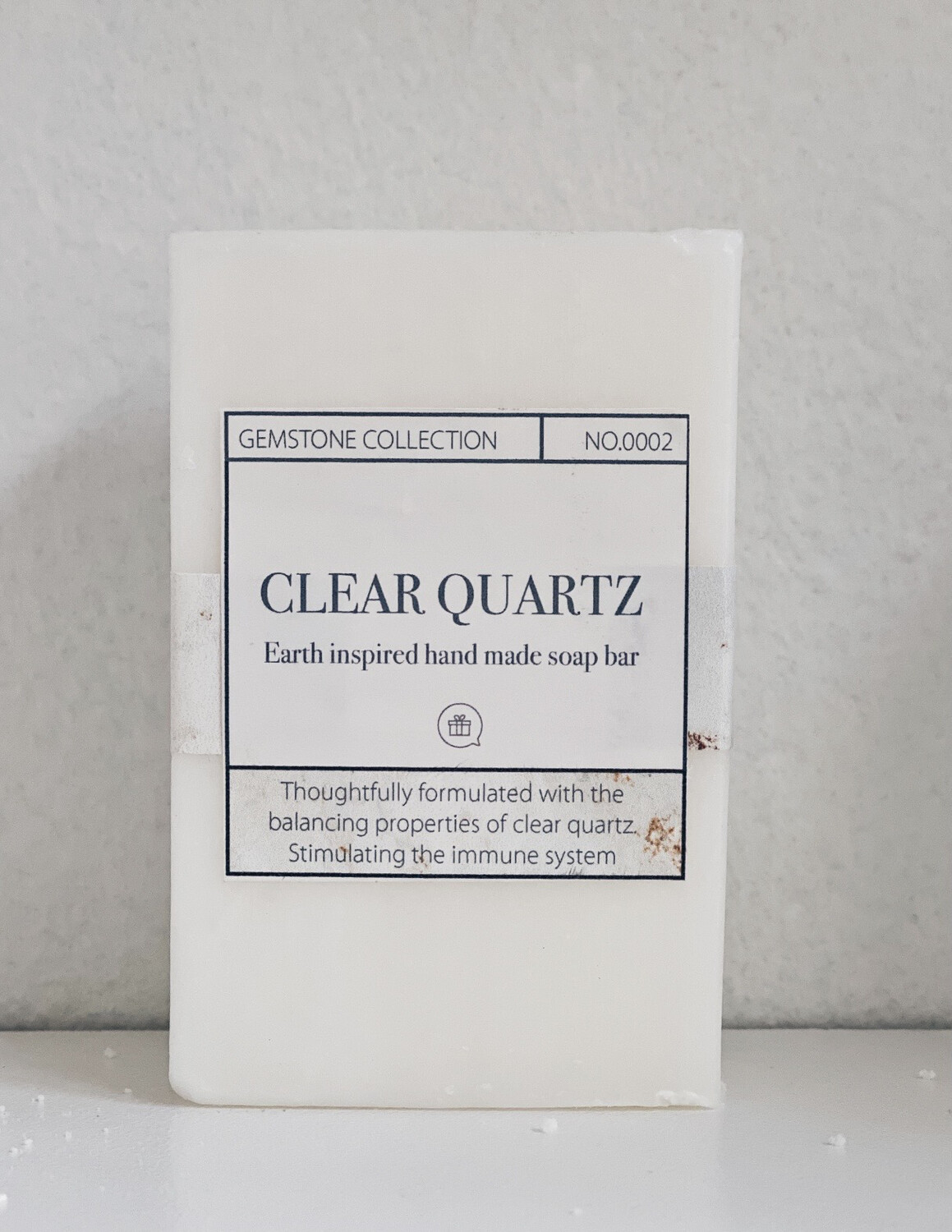 Gemstone Collection: Clear Quartz Soap Bar