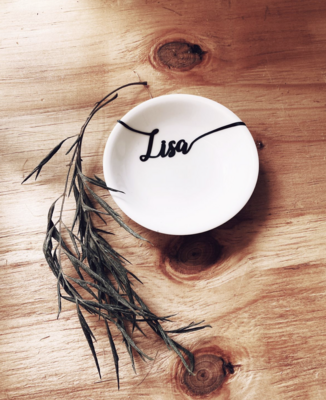 Personalized Trinket Dishes