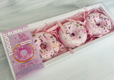Thoughtbubbles Bath Donuts - Cotton Candy Fizz