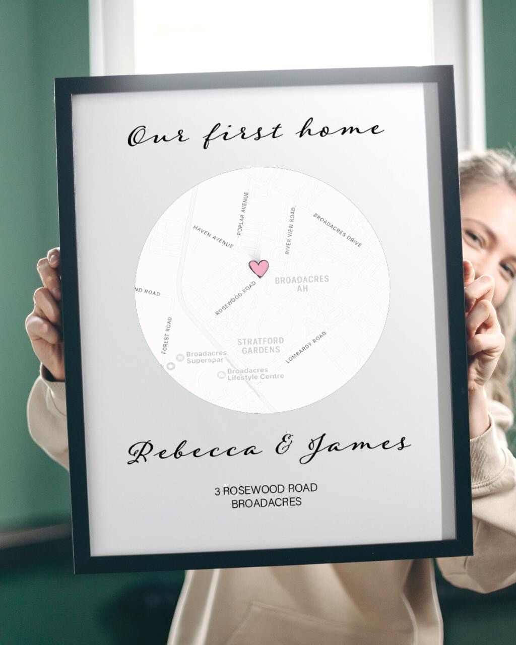 Home is where your heart is; Map illustration