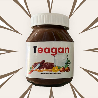 Personalised Pantry - Nutella