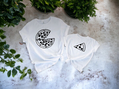 Pizza My Heart Shirt Set
