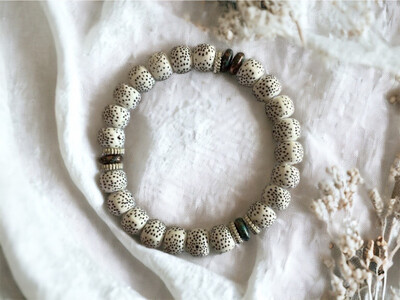 Stone Serenity Beaded Bracelet