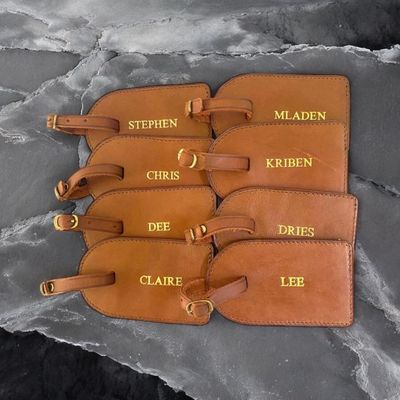 Leather Luggage Tags