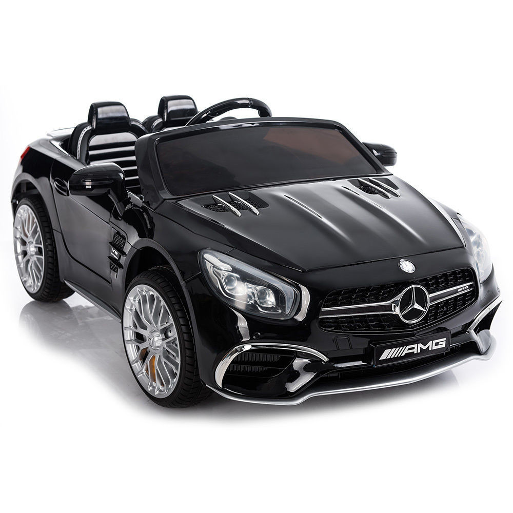 AUTO MACCHINA ELETTRICA PER BAMBINI MERCEDES SL 65 12V 2 POSTI SCHERMO 4/" Rosa