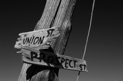 Ghost Town Crossroads, Bodie - California