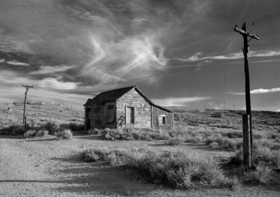 Ghost Town Powerlines, Bodie - California