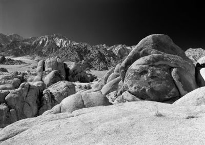 Sierra Nevada Mountains from Lone Pine - California