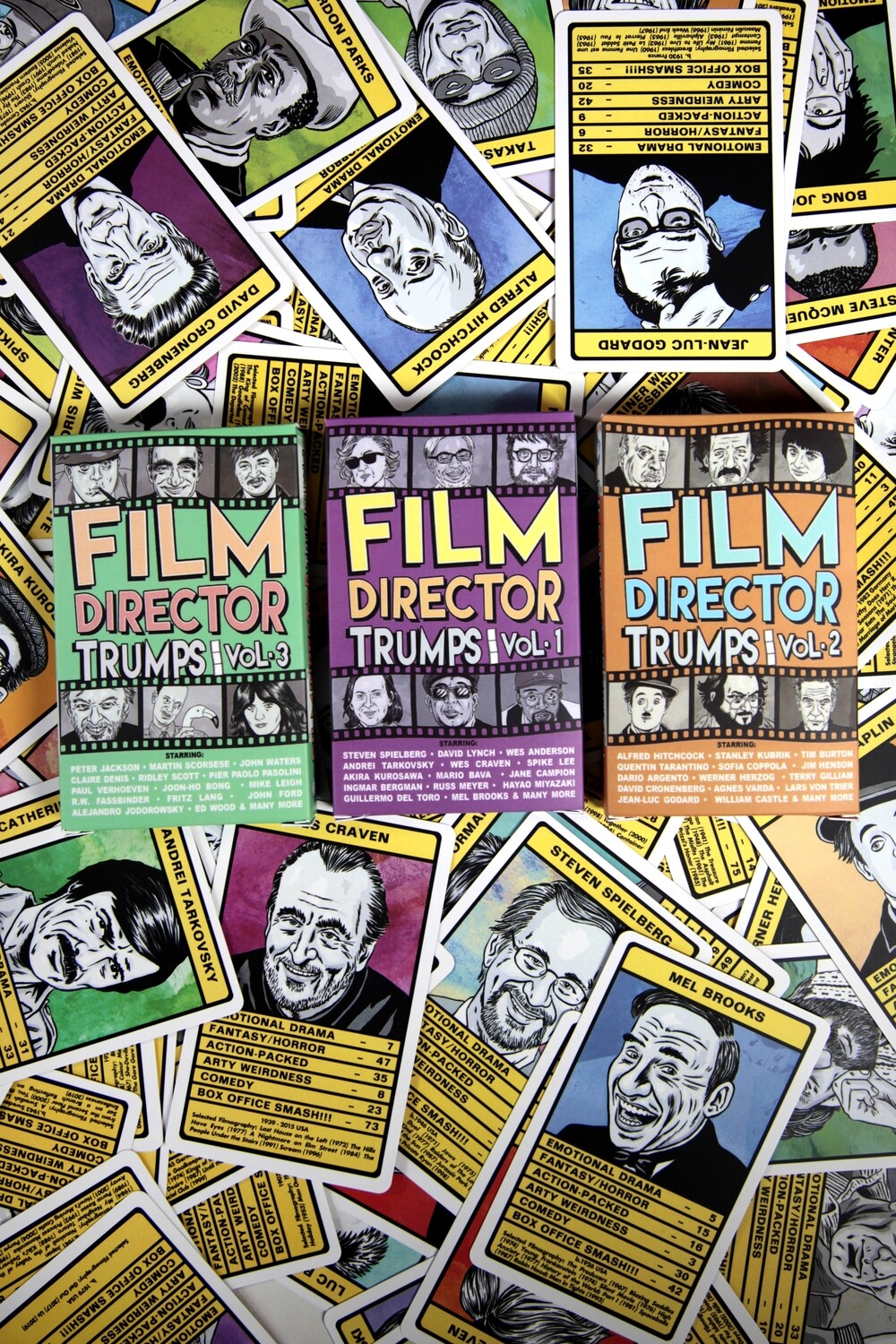 FILM DIRECTORS TRUMPS Vol.1-3 + Bonus Stickers!