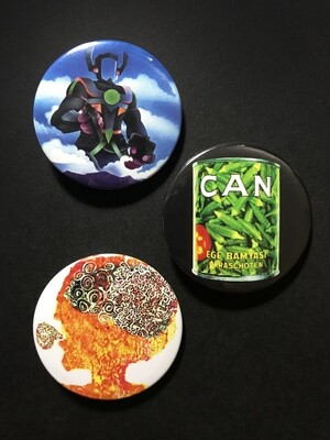 CAN - Set of 3 Pin Badges