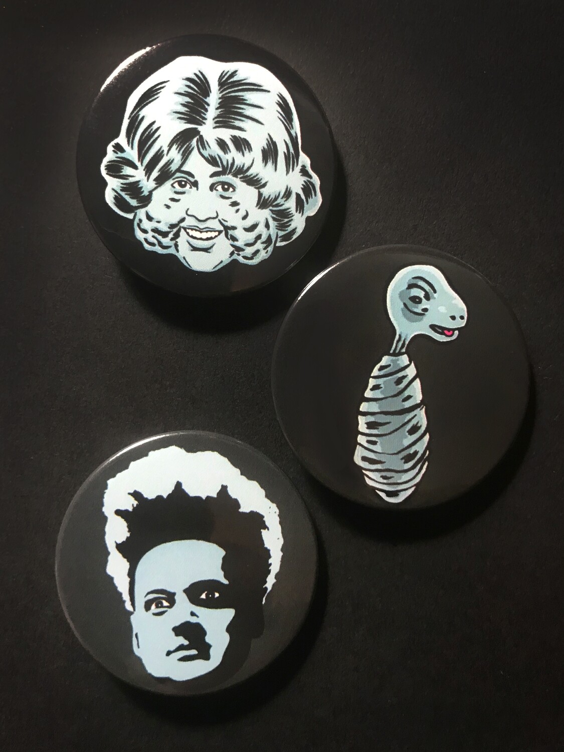 ERASERHEAD - Set of 3 Pin Badges
