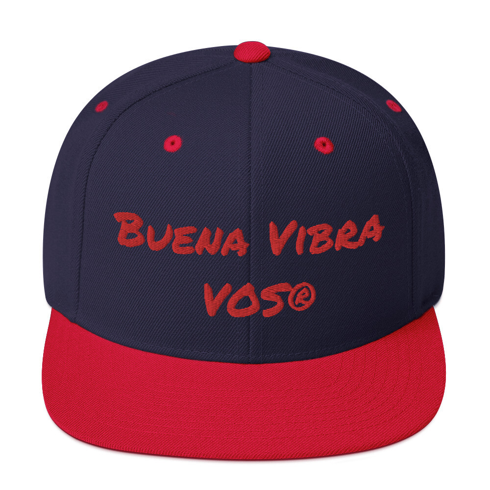 Snapback Cap│Buena Vibra│Red Script