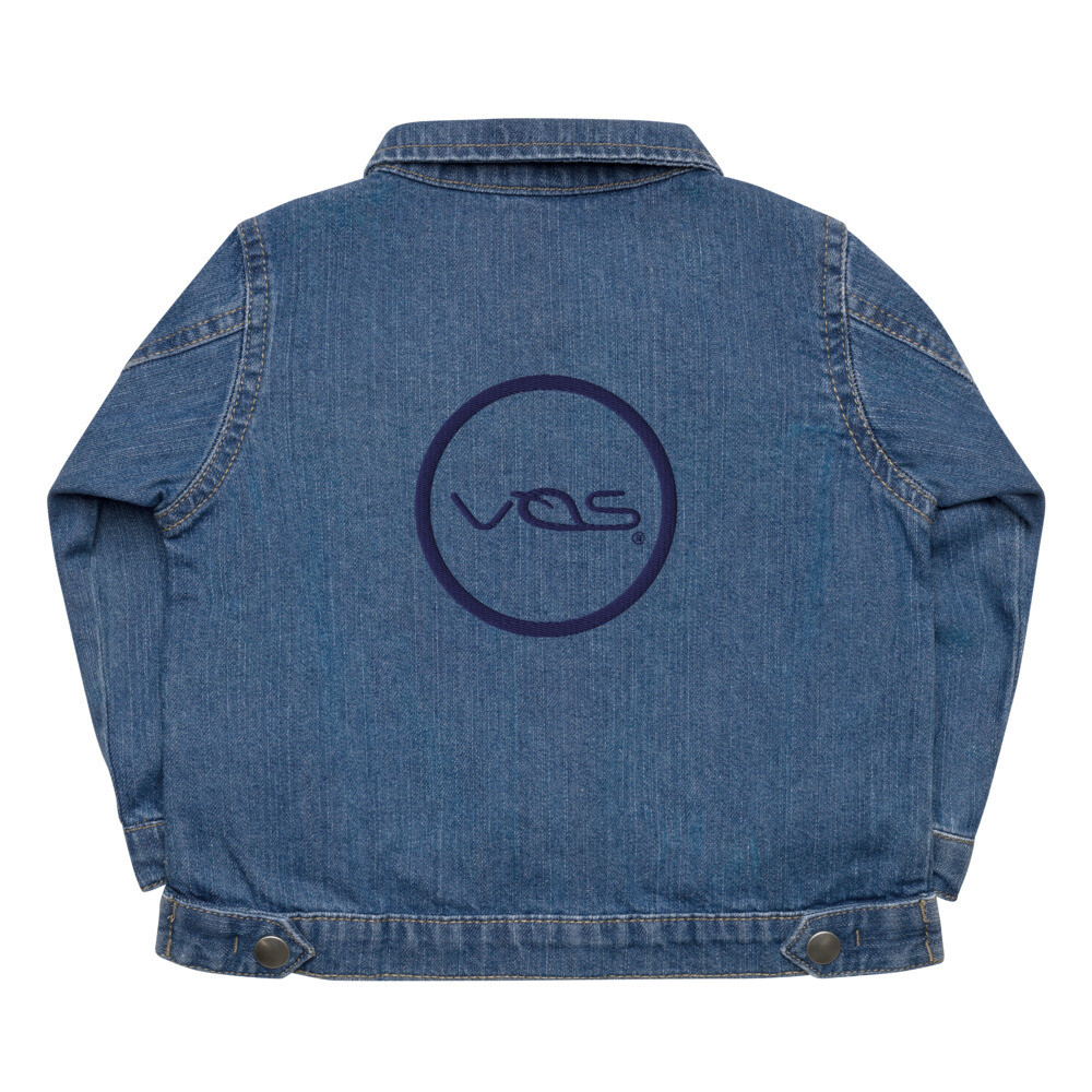 VOS | Baby Organic Jacket | Navy Logo | Embroidered