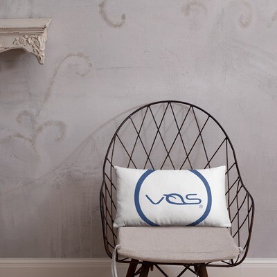 VOS | Pillow | Blue Logo